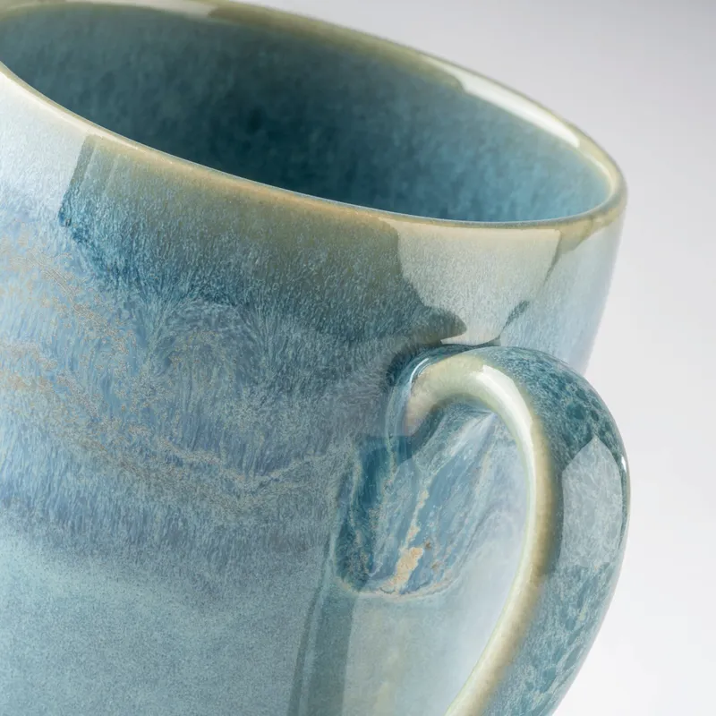 Gipfelstück Gipfelstück Tiefer See Kaffeebecher-Set, Steinzeug, Blau-türkis, – Produktbild 3 von 4