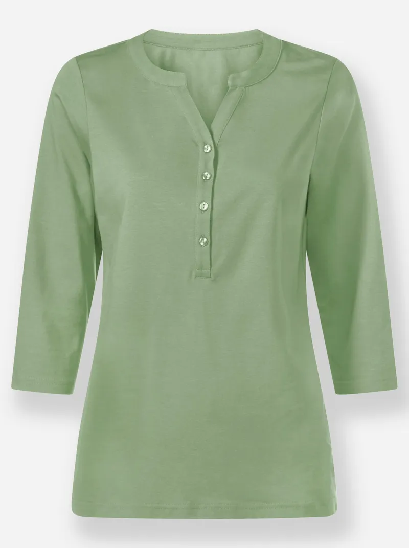 Witt 3/4-Arm-Shirt eucalyptus, Eucalyptus, – Produktbild 1 von 2