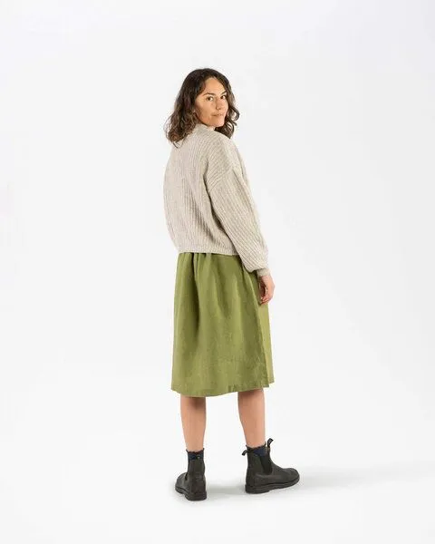 MATONA Matona Strickcardigan für Frauen aus Bio-Baumwolle und Lammwolle / Organic Knit Cardigan, Salt, – Produktbild 2 von 4
