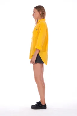 RAVENS VIEW IBIZA RAVENS VIEW IBIZA Damen vegan Hemd Monet Altgold Gelb – Produktbild 1 von 1