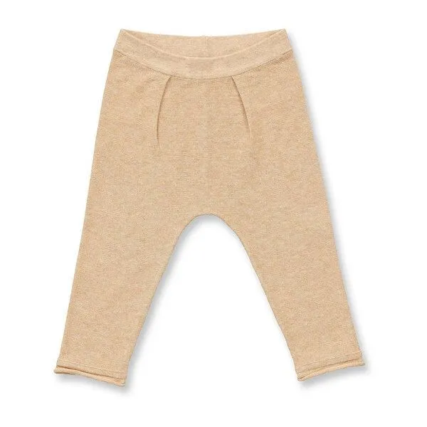 Sense Organics Sense Organics Baby Strickleggings, Modell PABLO, Sandbeige, – Produktbild 1 von 4