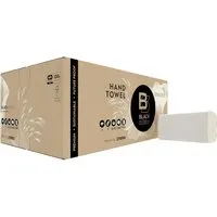 BlackSatino BlackSatino Papierhandtücher "GreenGrow" 2-lagig, V-Falz, 25 x 23 cm, 3.210 Stk. – Produktbild 1 von 1