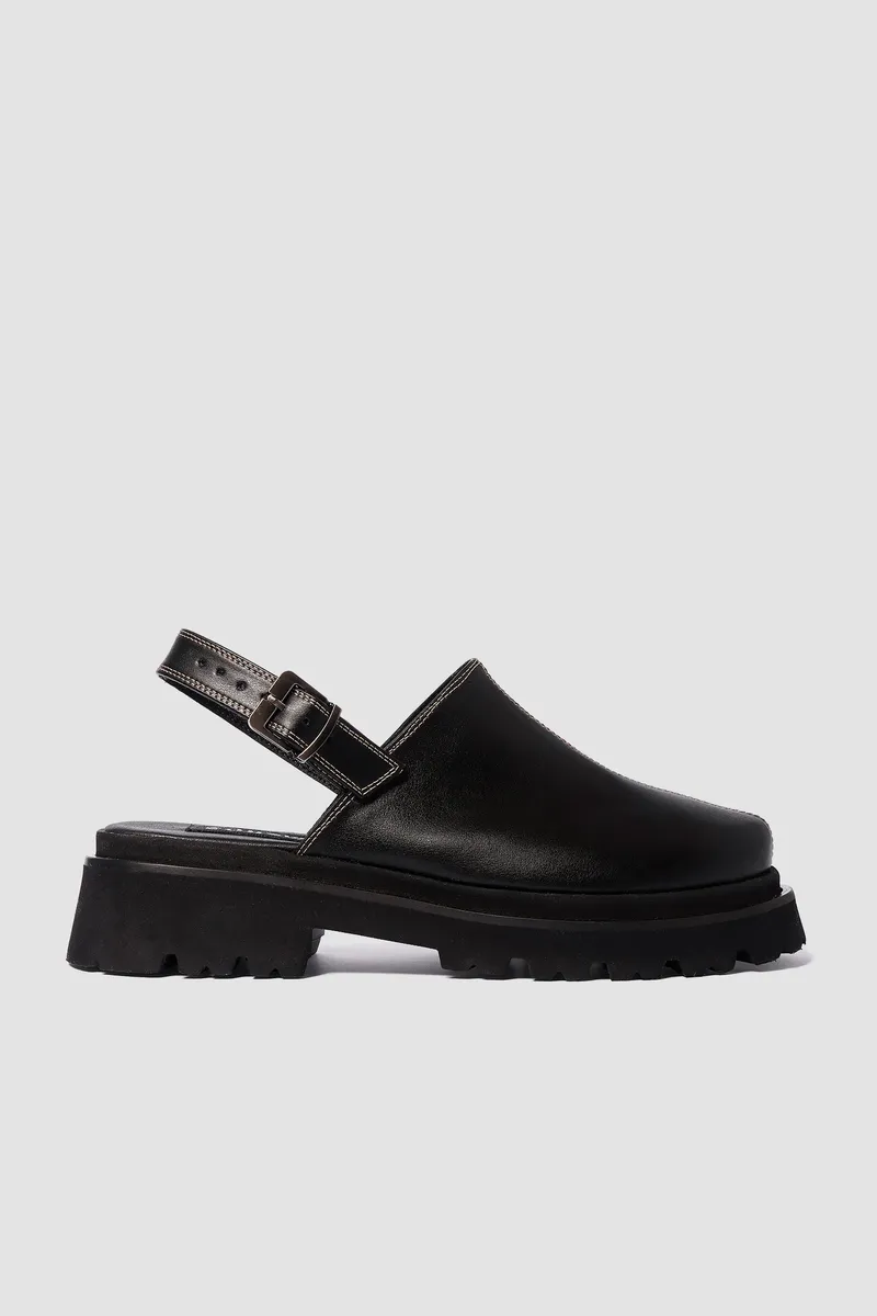 BOHEMA BOHEMA Damen vegan Clogs Urban Schwarz, Schwarz, – Produktbild 1 von 2