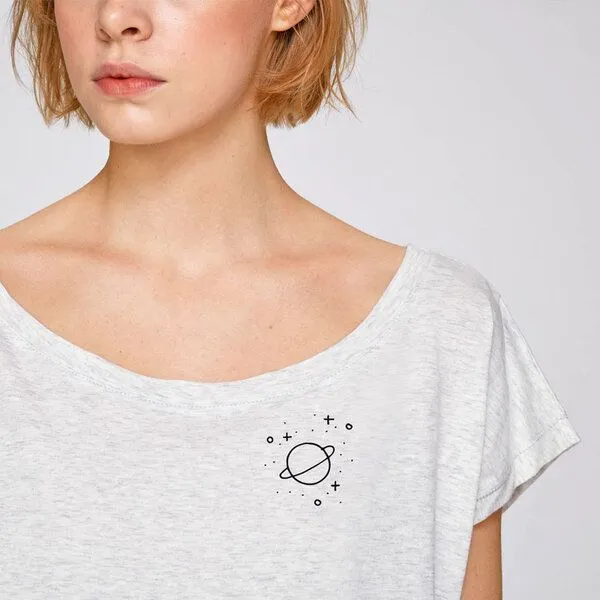Gary Mash GARY MASH Cropped Shirt Atmosphere aus Biobaumwolle, Hellgrau, – Produktbild 3 von 4