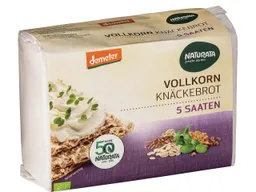 Naturata NATURATA Bio-Vollkorn-Knäckebrot "5 Saaten", demeter-zertifiziert, 250 g – Produktbild 1 von 1