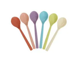 RICE RICE Kaffeelöffel Teelöffel-Set Multicolor, 6-teilig, 14,5 cm, Melamin BPA-frei – Produktbild 1 von 1