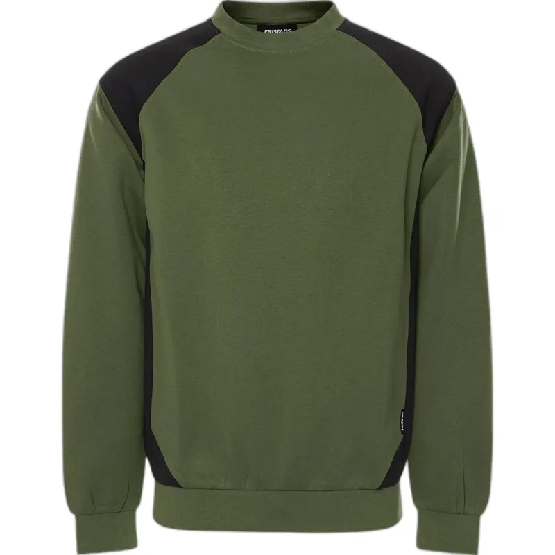 Fristads Pullover Fristads 7148 GSM, Vert, – Produktbild 1 von 1
