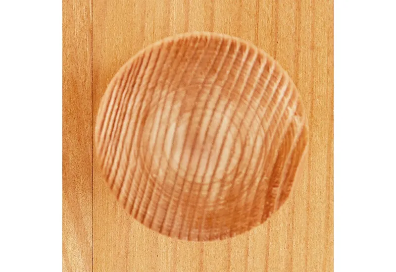 OTTO home Kommode Cubrix, aus schönem massivem Kiefernholz, Höhe 100 cm, Beige, – Produktbild 1 von 5