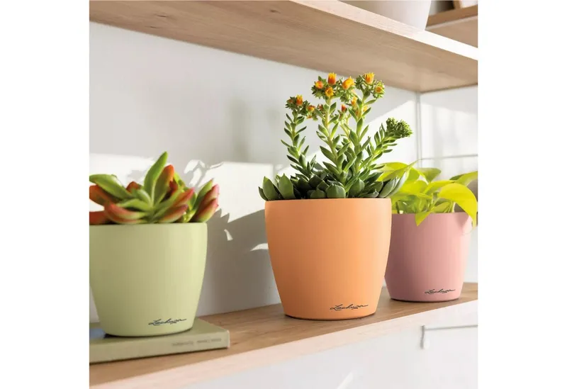 Lechuza® Lechuza® Übertopf Classico Color 14 DECO schiefergrau, Grau, – Produktbild 4 von 5