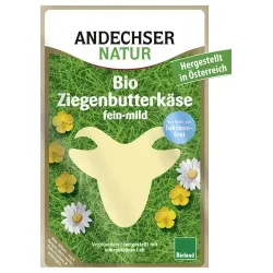 Andechser Natur Andechser Natur Ziegen-Butterkäse, geschnitten, laktosefrei – Produktbild 1 von 1