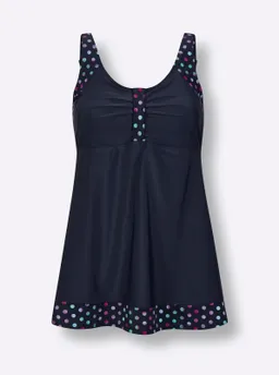 feel good Tankini-Top marine-magenta-bedruckt – Produktbild 1 von 1