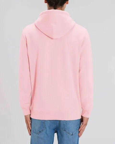 Human Family Human Family Bio Unisex Hoodie - "Charmer - NO Planet B" in verschiedenen Farben, Cotton-pink, – Produktbild 3 von 4