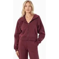 ORGANICATION ORGANICATION JODDY | Essentials Full Zip-Hoodie aus Bio-Baumwolle und recyceltem Polyester, Bordeaux, – Produktbild 1 von 1