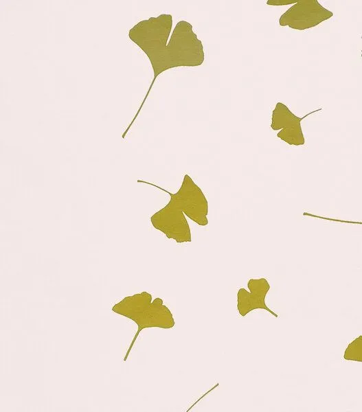 päfjes päfjes Blätter Ginkgo Laub - Fair Wear Männer T-Shirt - Vintage White/Olive, Natur, – Produktbild 3 von 3