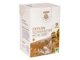 gepa GEPA Schwarzer Bio-Tee Ceylon 20 x 2 g – Produktbild 1 von 1