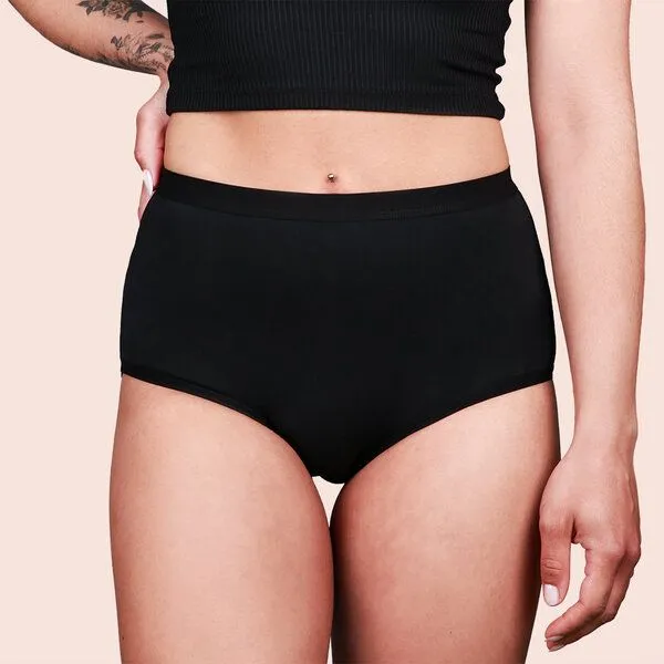 Taynie Ultra Periodenunterwäsche Biozidfrei 60°C Taynie Comfort Bamboo Ultra, Schwarz, – Produktbild 1 von 4