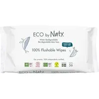 ECO by Naty ECO by Naty Feuchttücher herabspülbar, 56 Stk. – Produktbild 1 von 1