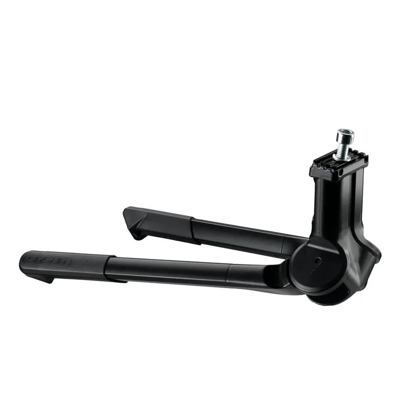 Ursus Ursus Zweibeinständer JUMBO EVO, Aluminium, 28", H=300 mm, schwarz, bis 80 kg belastbar, mit Tretkurbelschutz, ideal für E-Bikes und Transporträder – Produktbild 1 von 1
