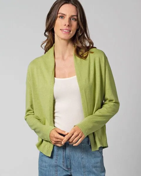 HempAge HempAge Hanf Cardigan, Bamboo (grün), – Produktbild 3 von 3