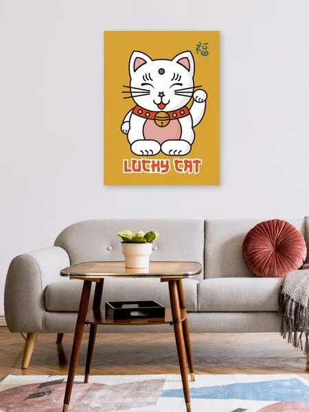 Photocircle Photocircle Poster / Leinwandbild - Lucky Cat no2 – Produktbild 2 von 4