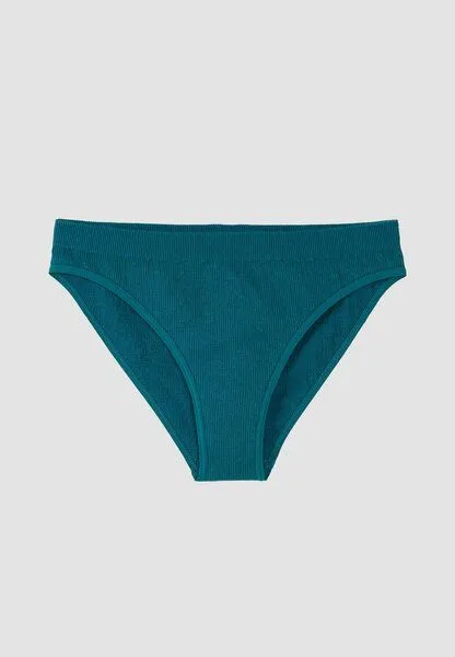 recolution Damen Rib Slip aus Bio-Baumwollmix - WILLOW - recolution, Petrol blue (blau), – Produktbild 1 von 4