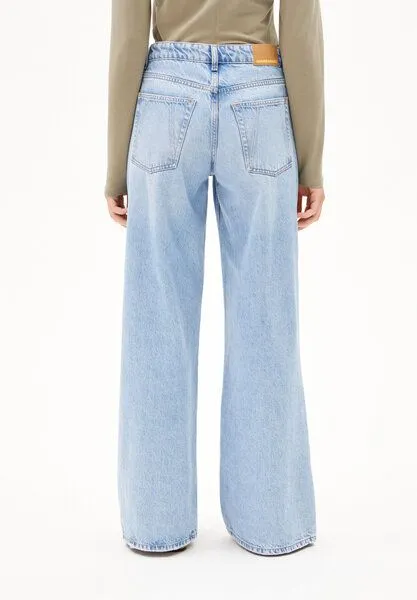 ARMEDANGELS ARMEDANGELS ASTRAEAAS Damen Wide Jeans Bio-Baumwoll Mix, Blue, – Produktbild 6 von 7