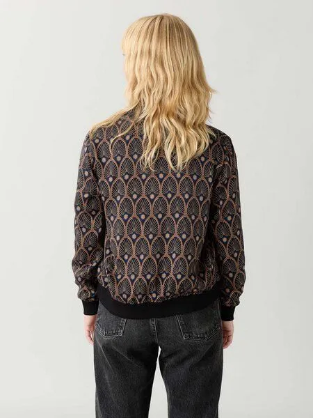 Yahmo Yahmo Cupro/Tencel Ruth Wendejacke, Metropolis/blue (braun), – Produktbild 2 von 4