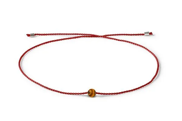 Himal Hemp Himal Hemp Wachsendes Wunschband, Granat | tigerauge matt, – Produktbild 3 von 4