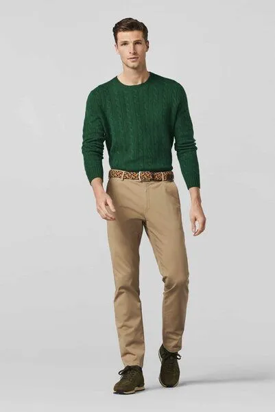 Meyer MEYER Soft Cotton Flex Chino, Beige (camel), – Produktbild 3 von 5