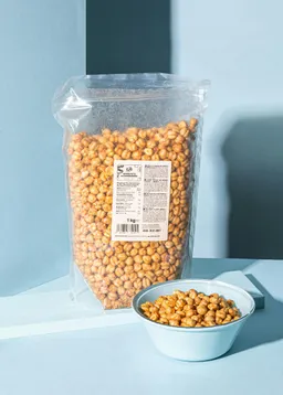 KoRo Geröstete Kichererbsen mit BBQ-Gewürz 1 kg – Produktbild 1 von 1
