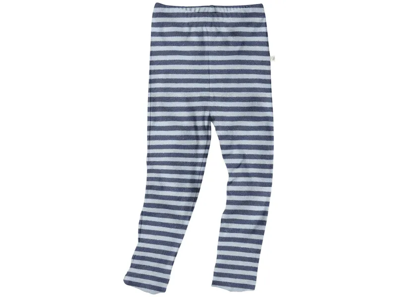 HANS NATUR Baby und Kinder Leggings Bio-Baumwolle blau geringelt Gr.98/104, Blau, – Produktbild 1 von 1