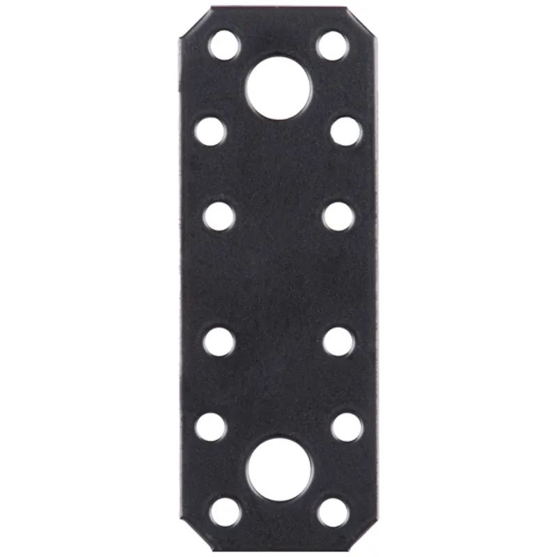 Alberts ALBERTS Flachverbinder, verzinkt, schwarz, LxB 96x35 mm – Produktbild 1 von 1