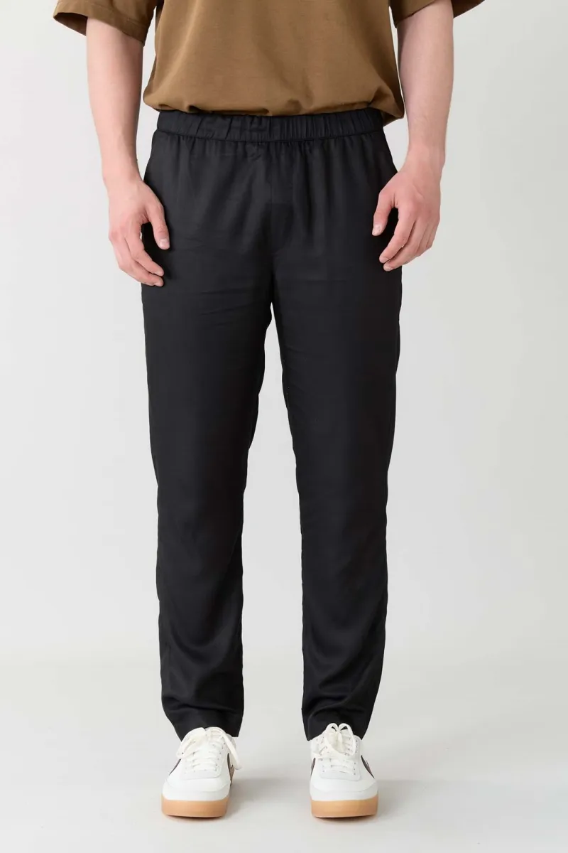 Yahmo Yahmo Herren vegan Hose Walter Schwarz, Schwarz, – Produktbild 2 von 2
