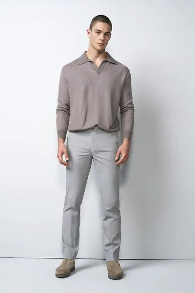 M 5 BY MEYER M 5 BY MEYER Chino mit Stretchbund, Grau (grau), – Produktbild 4 von 8