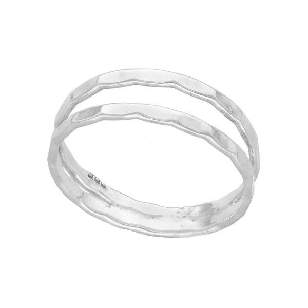 pakilia pakilia Silber Ring doppel Fair-Trade und handmade – Produktbild 3 von 4