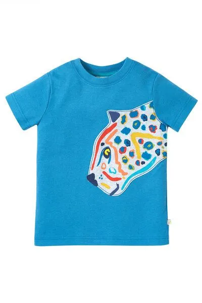 Frugi Frugi T-Shirt mit Jaguar, Kurzarm – Produktbild 1 von 2
