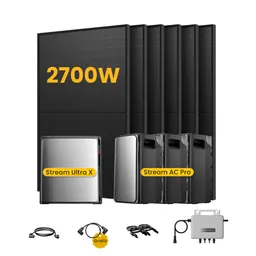 EcoFlow EcoFlow Stream Ultra X Solaranlage mit Speicher, inkl. 6 x 450W Bifazialen Solarmodulen, by Powerness (deal) - Stream Ultra X + 3 x Stream AC Pro | 9600Wh / ohne Zubehör / Standardversand – Produktbild 1 von 1