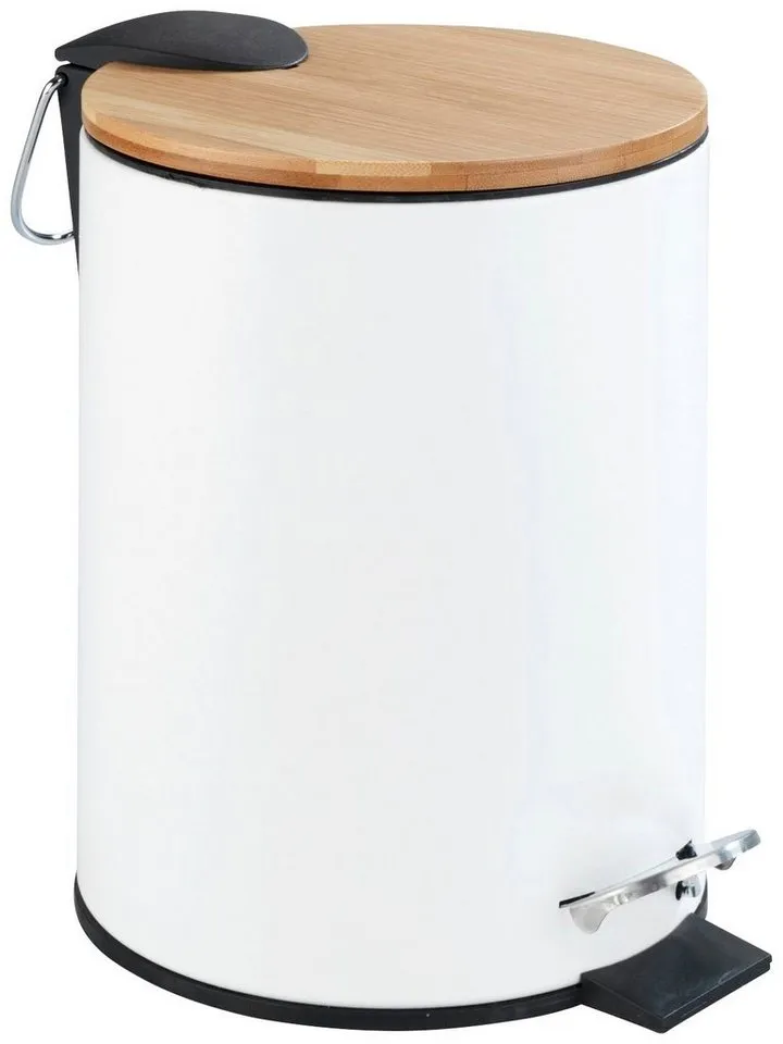 Wenko Wenko Kosmetikeimer Toronta, 3 Liter, BxTxH: 17x21x23,5 cm, Weiß, – Produktbild 1 von 2
