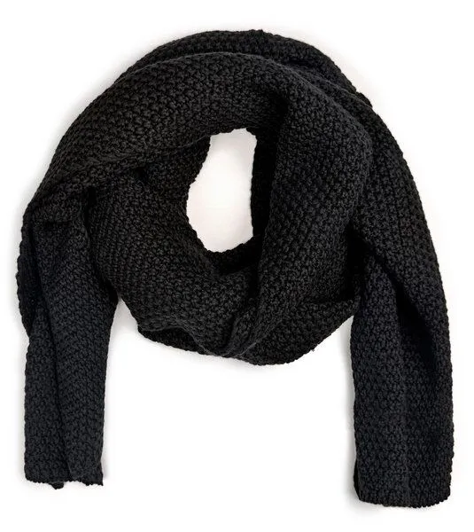 Gary Mash GARY MASH Schal Baker aus weichem Grobstrick, Schwarz, – Produktbild 4 von 4