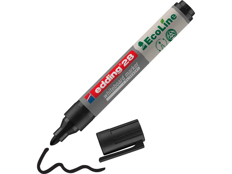 Edding Edding Whiteboardmarker "28 EcoLine", Schwarz, – Produktbild 2 von 4