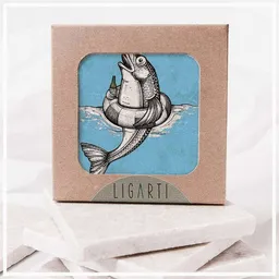 LIGARTI Fliesenuntersetzer »Bernd« von LIGARTI | Design Untersetzer | Natursteinfliese – Produktbild 1 von 1