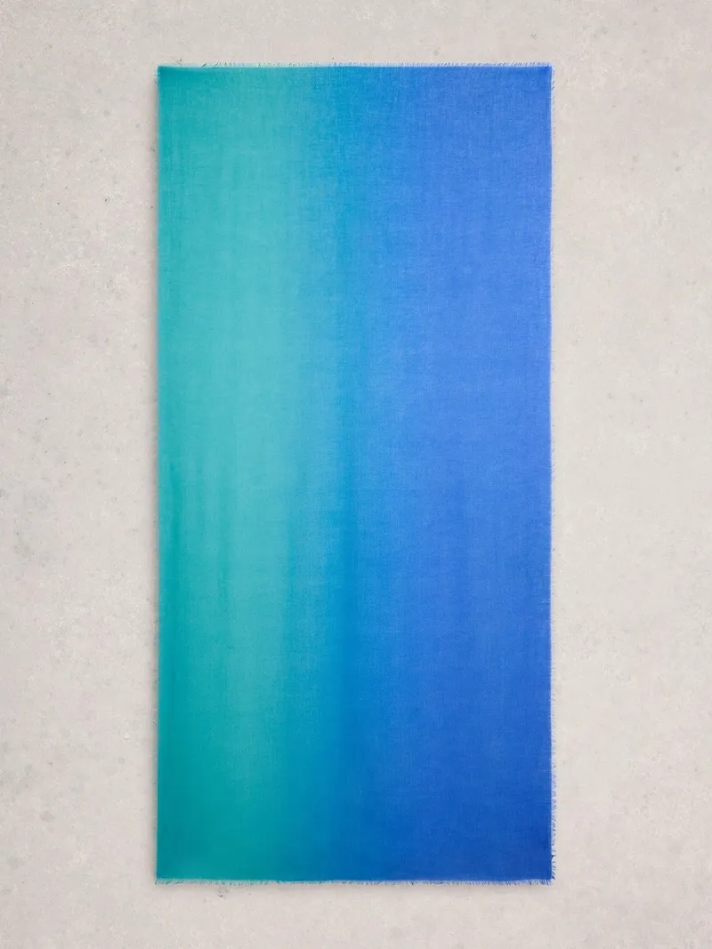 White Stuff Oversized Schal Penny - Einheitsgröße, Leuchtend blau, – Produktbild 3 von 3