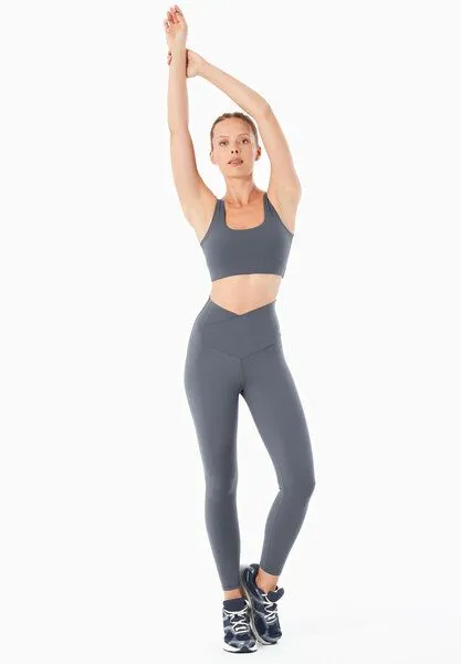 ORGANICATION ORGANICATION LIBBY | High Waist Leggings aus recyceltem Polyamid, Soft indigo, – Produktbild 1 von 4