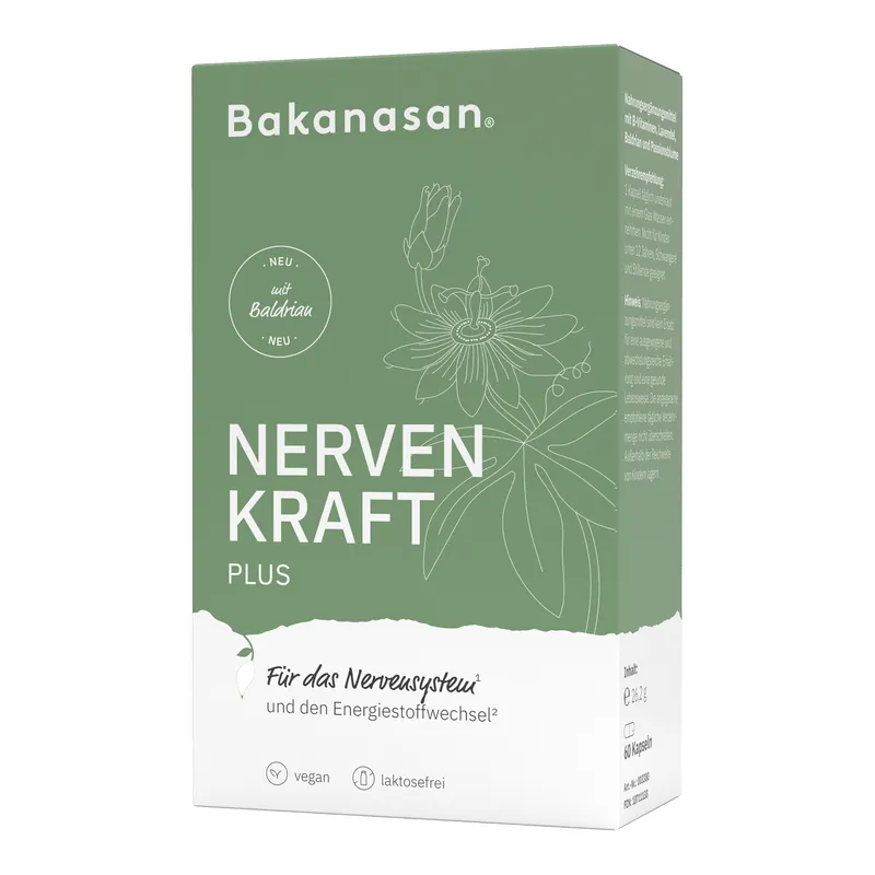 Bakanasan Bakanasan Nervenkraft Plus Kapseln – Produktbild 1 von 1