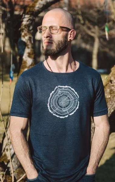 Life-Tree Life-Tree Hanf Shirt für Herren "Treeslice" – Produktbild 4 von 4