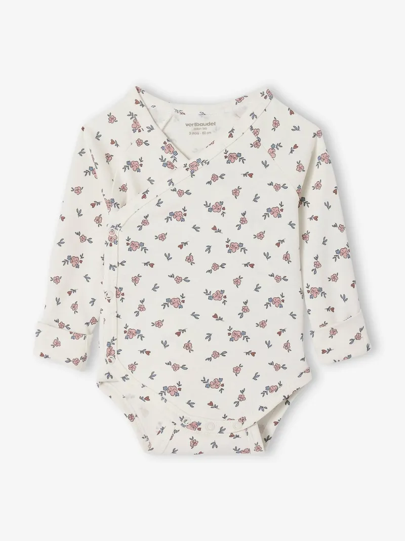 Vertbaudet 3er-Pack mitwachsende Baby Bodys, Rosa, – Produktbild 4 von 4