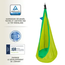 La Siesta LA SIESTA Kinder-Hängehöhle Joki 4-tlg. Ø 70 cm Textil Froggy – Produktbild 1 von 1