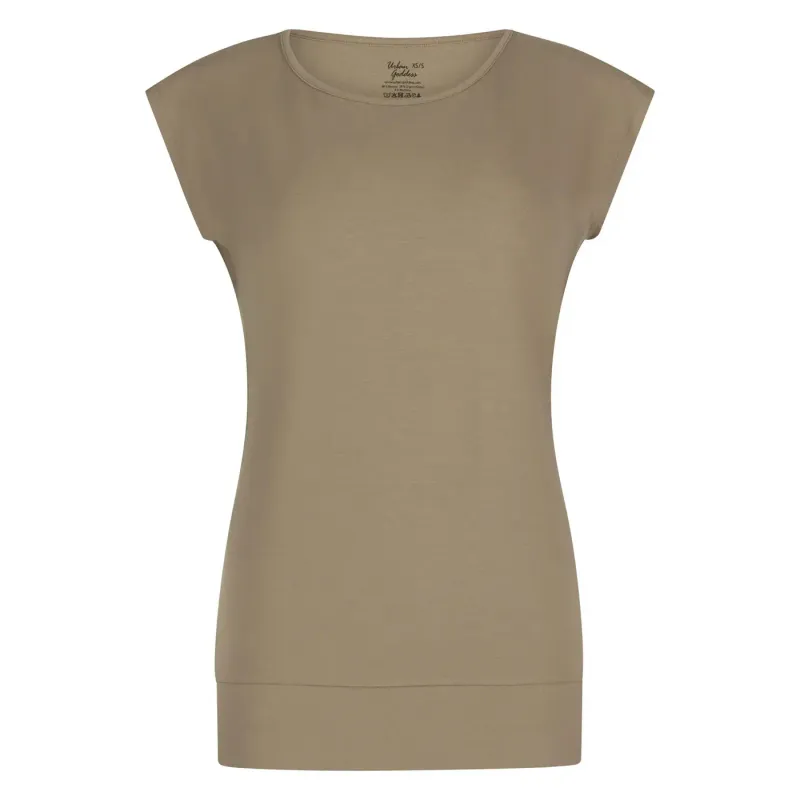 Urban Goddess Damen T-Shirt Urban Goddess Asana, Marron, – Produktbild 1 von 1