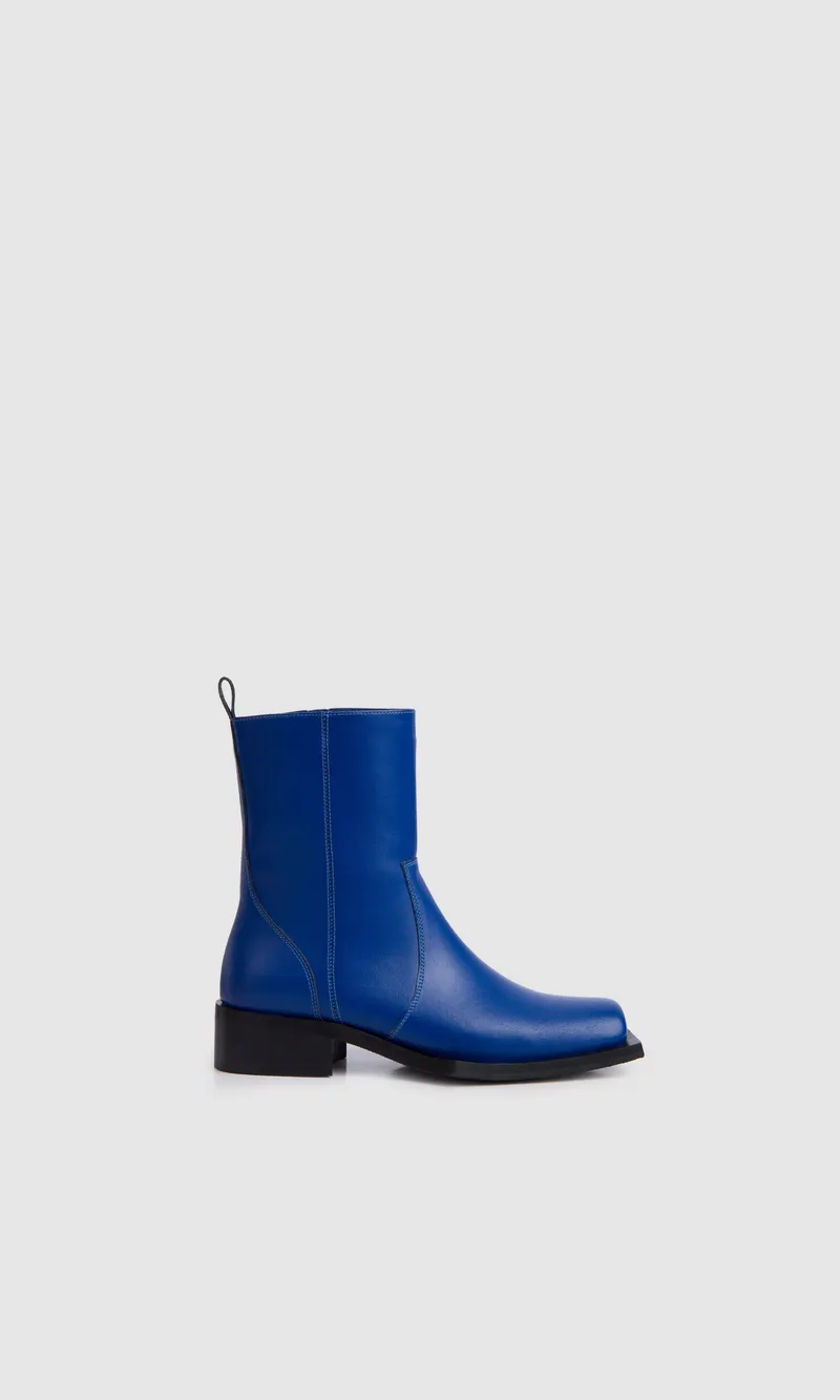 Prev Prev Damen vegan Stiefel Karel Plus Electric Blue, Dunkelblau, – Produktbild 1 von 2