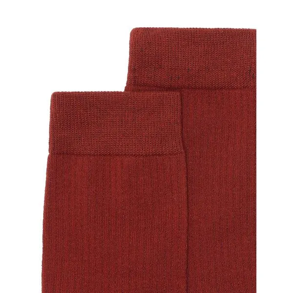 KnowledgeCotton Apparel KnowledgeCotton Apparel 1-Pack Socken CLASSIC aus Bio-Baumwolle und recyceltem Polyester, Rot (fired-brick), – Produktbild 2 von 2
